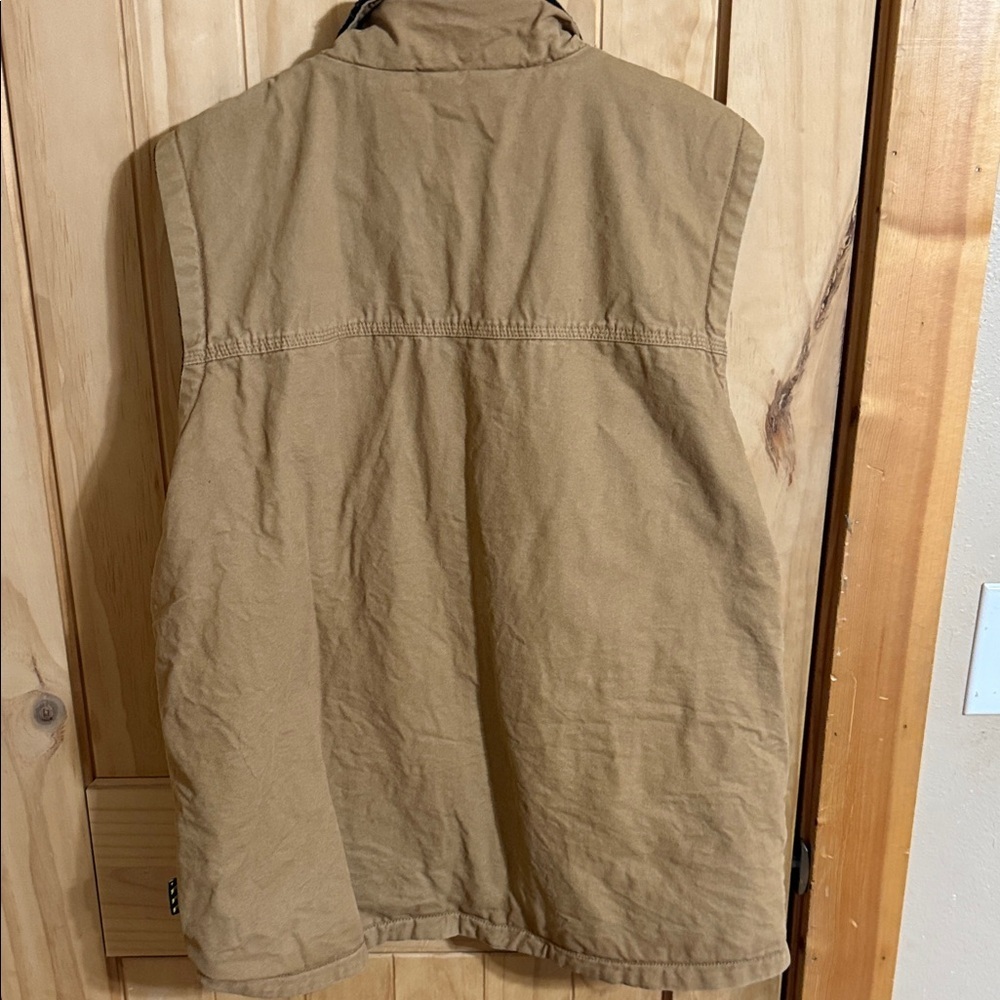 BRAZOS Men's Tan Durable Vest - Picture 3 of 5